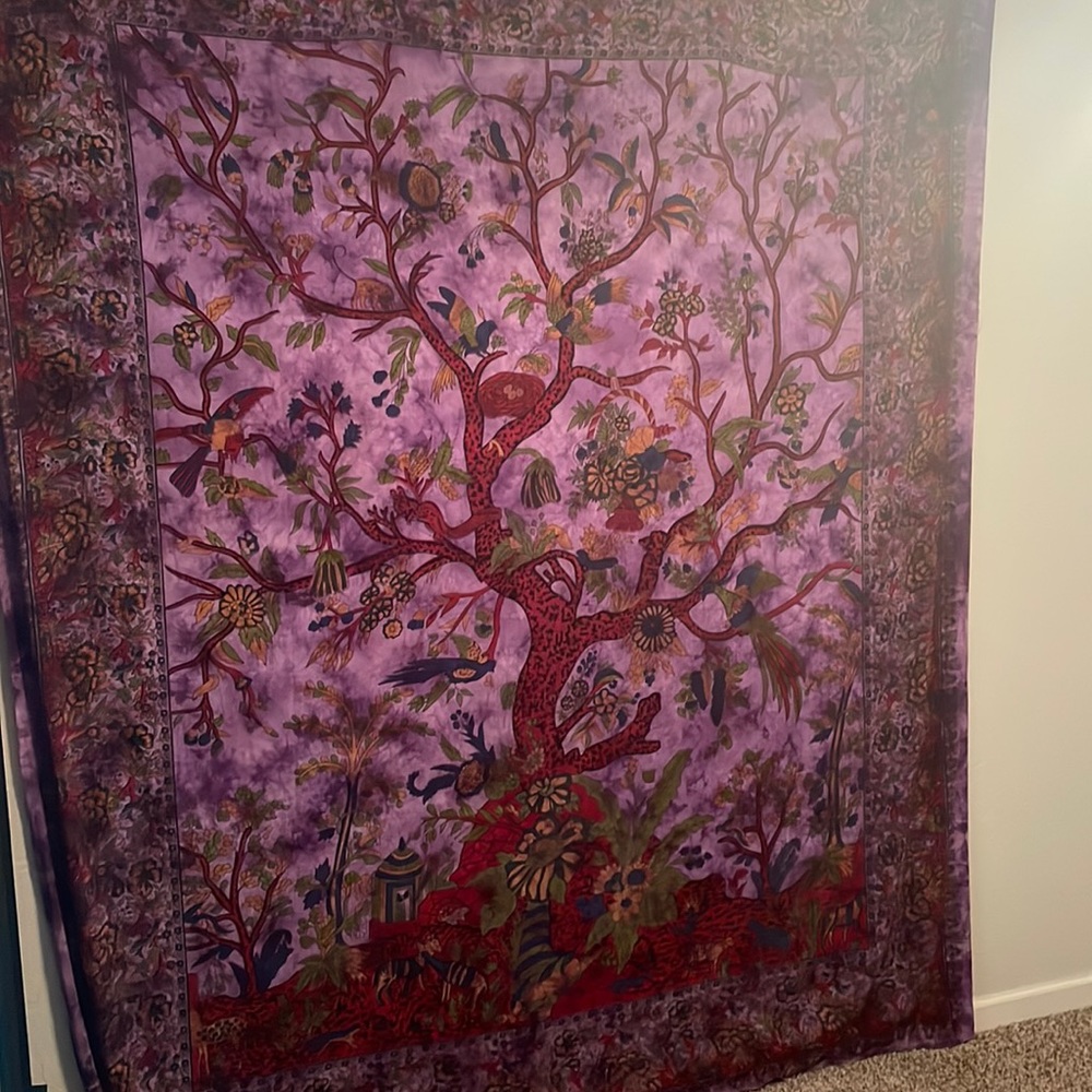 Authentic Costa Rican tree of life tapestry
